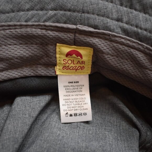 NWT Solar escape UV Explorer Bucket UPF 50+ Sun Shade Unisex Fishing Outdoor - Picture 8 of 12